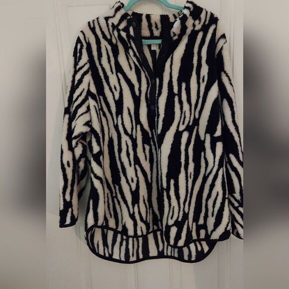 Terra & Sky 1/4 Snap Up Pullover Fleece Plus Size 3X - Picture 2 of 9